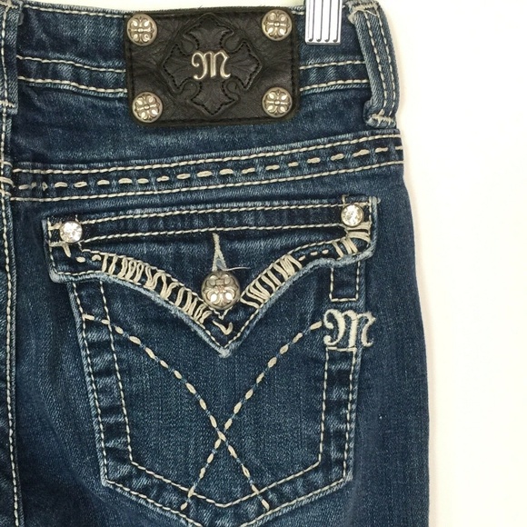 Miss Me Denim - Miss Me Jeans Jw5180B Boot Cut Bling